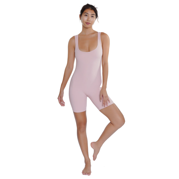 Bien Etre Combinaison Catsuit  Courte— Blush