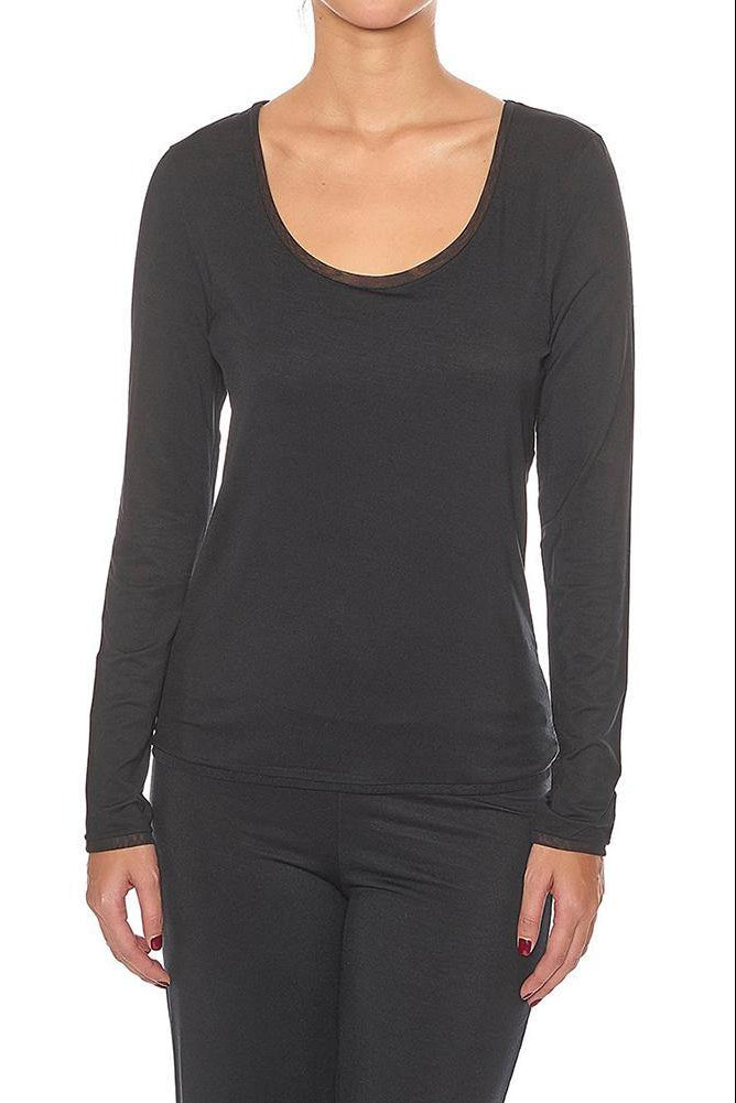 T-shirt à manches longues - Micro modal