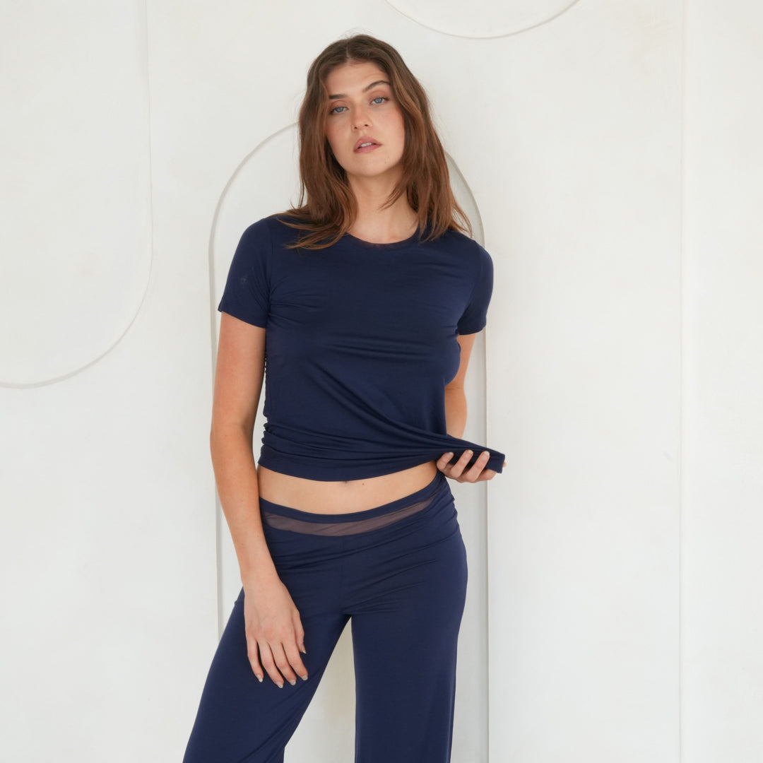 T-shirt à manches courtes - Micro modal