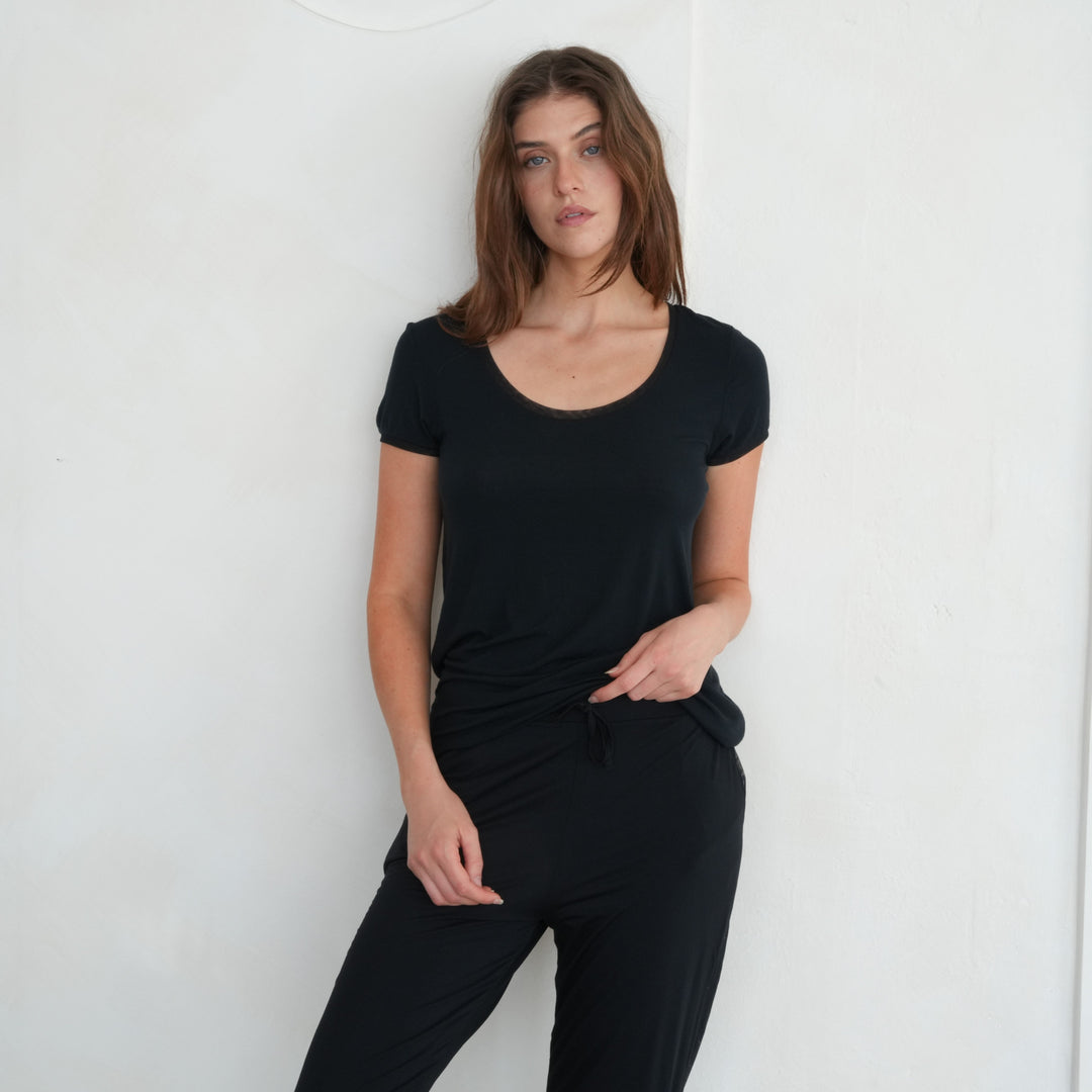 T-shirt à manches courtes - Micro modal