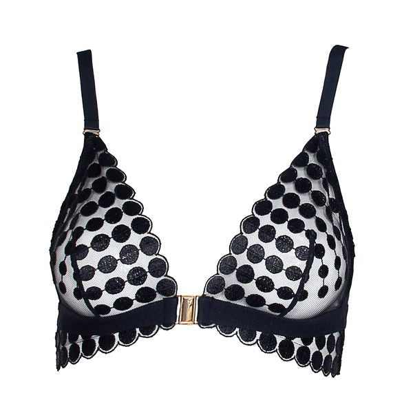 HUIT - Deco Dots - Bralette noir sans armatures