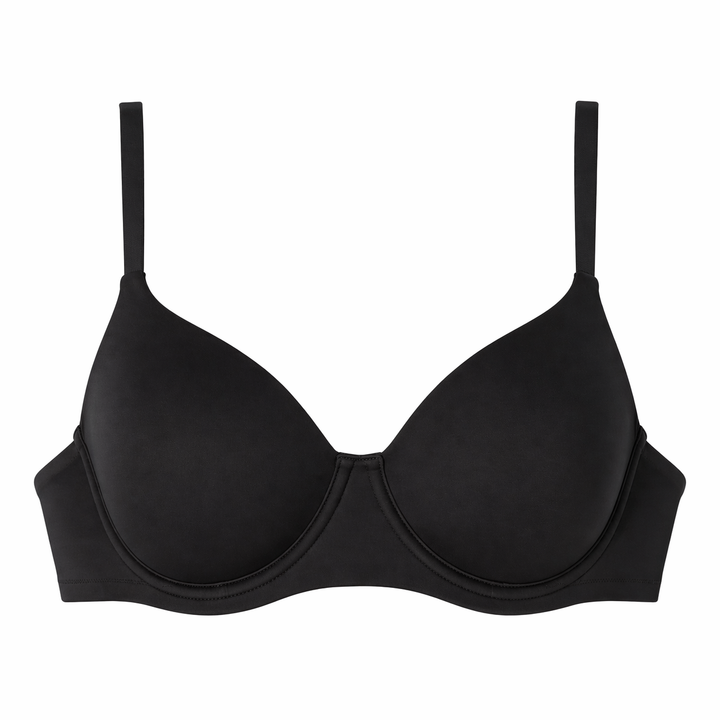 Microfibre légère - Soutien-gorge moulé- Noir
