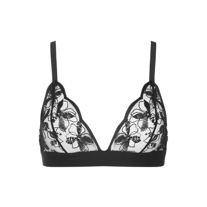 Lettre d'Amour - Bralette - Noir