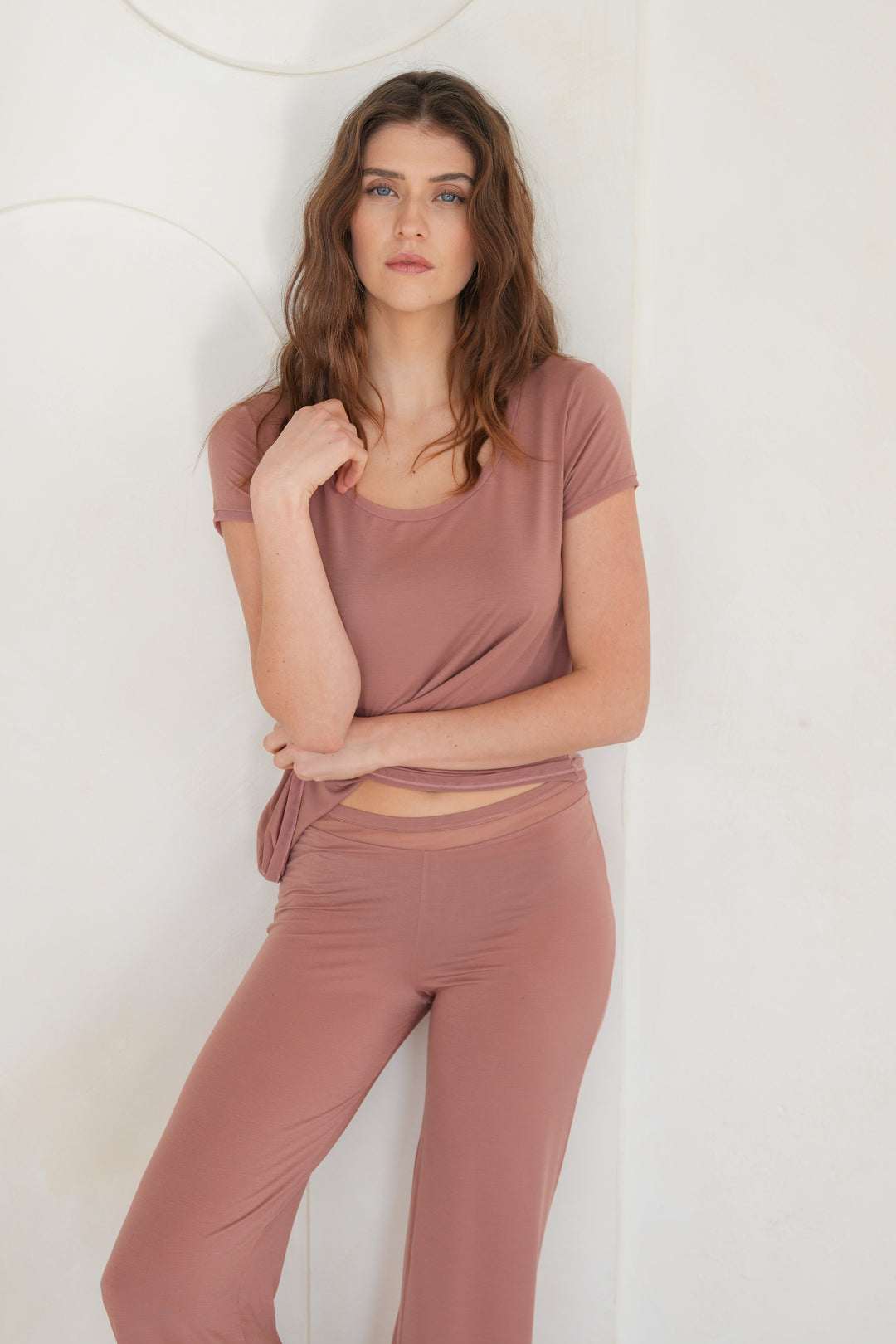 Pantalon en micro modal