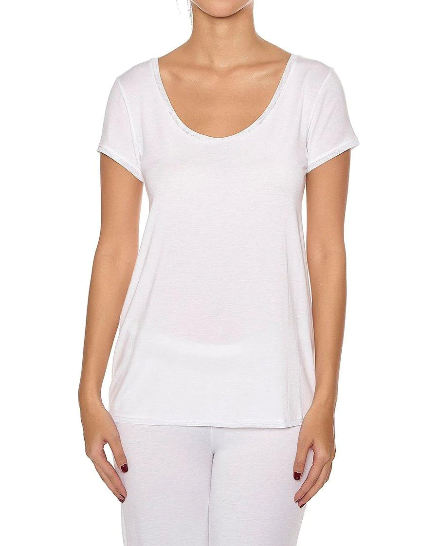 T-shirt à manches courtes - Micro modal