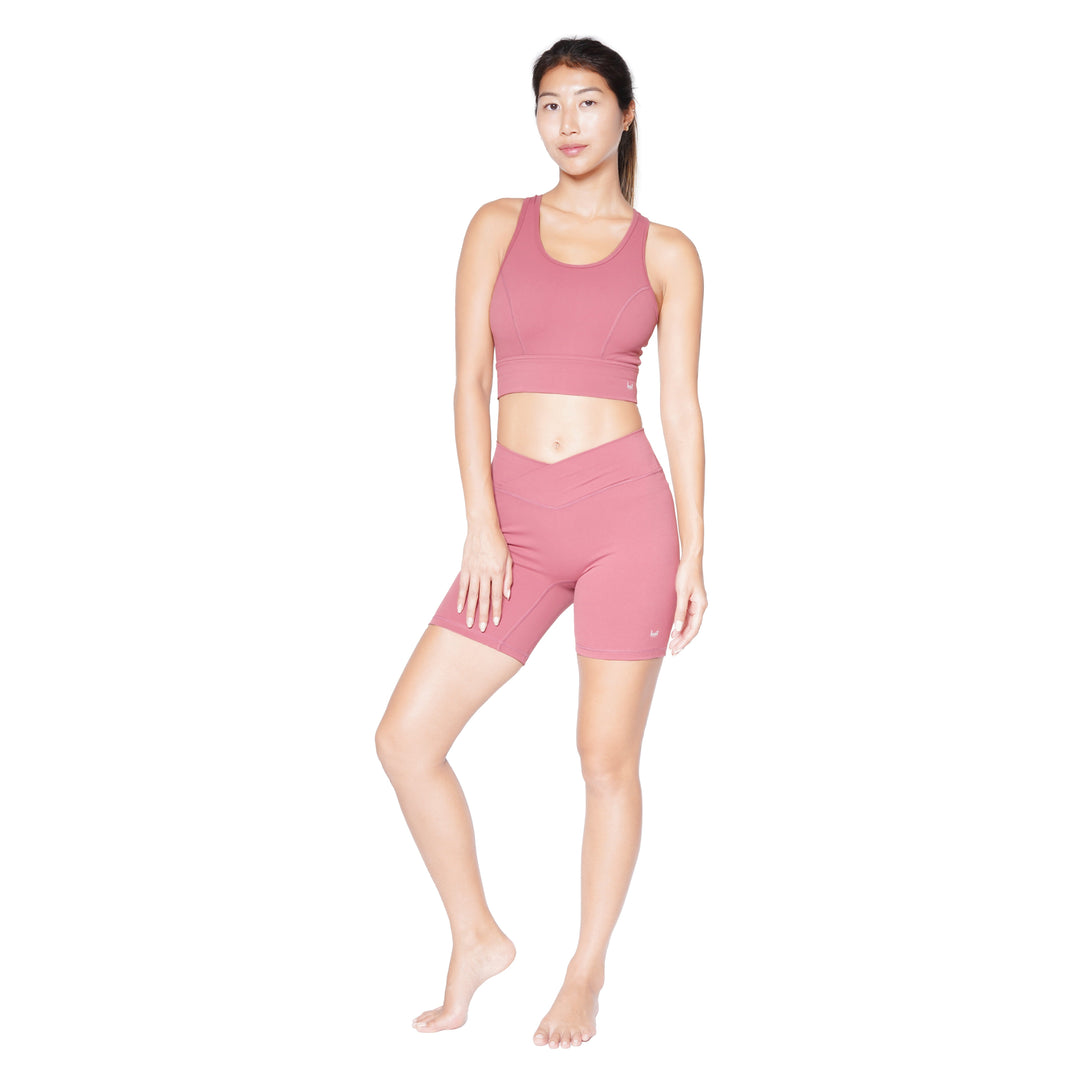 Bien Etre Soutien Gorge de Sport- Rose