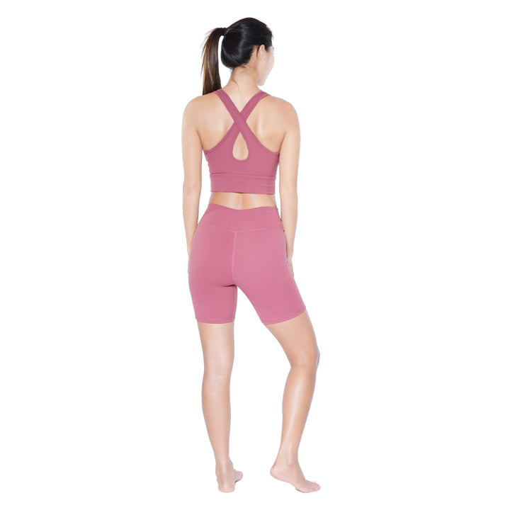 Bien Etre Soutien Gorge de Sport- Rose